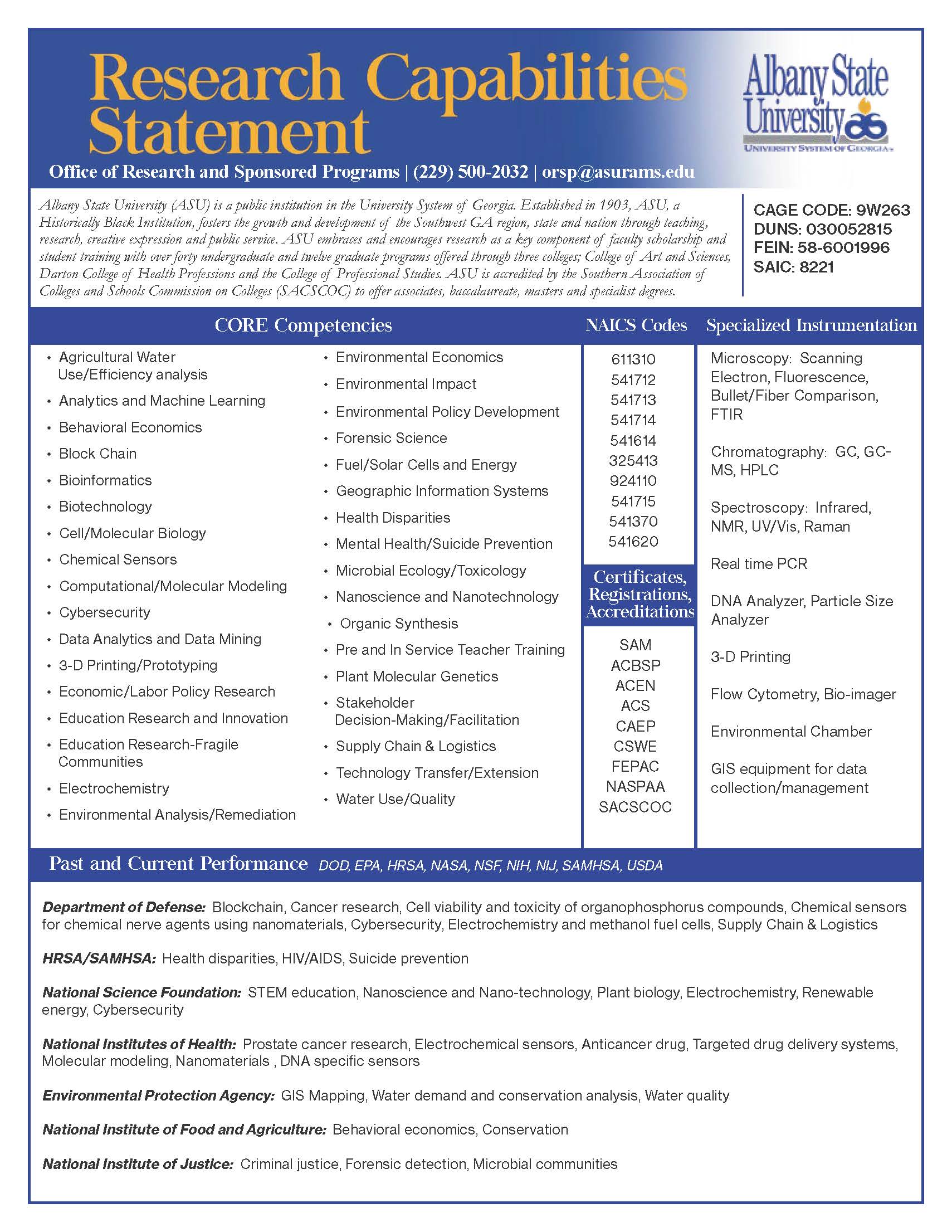 2020 Capabilities Statement
