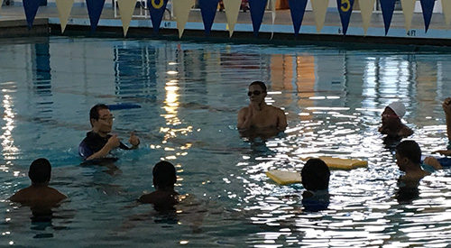 Photo of a Swimming Class